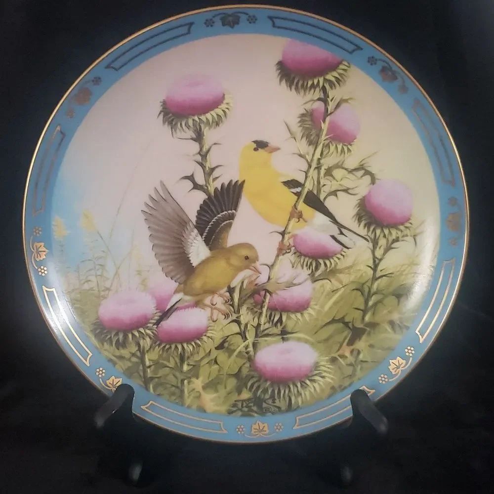 Derk Hansen "Early Arrivals" Decorative Collectible Plate from the Danbury Mint